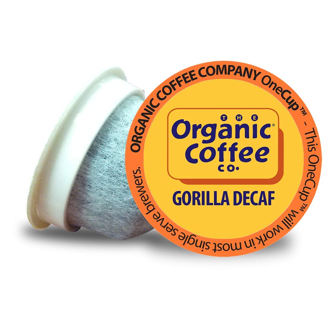 Organic Gorilla Decaf: Compostable Coffee Pods (80 Ct)