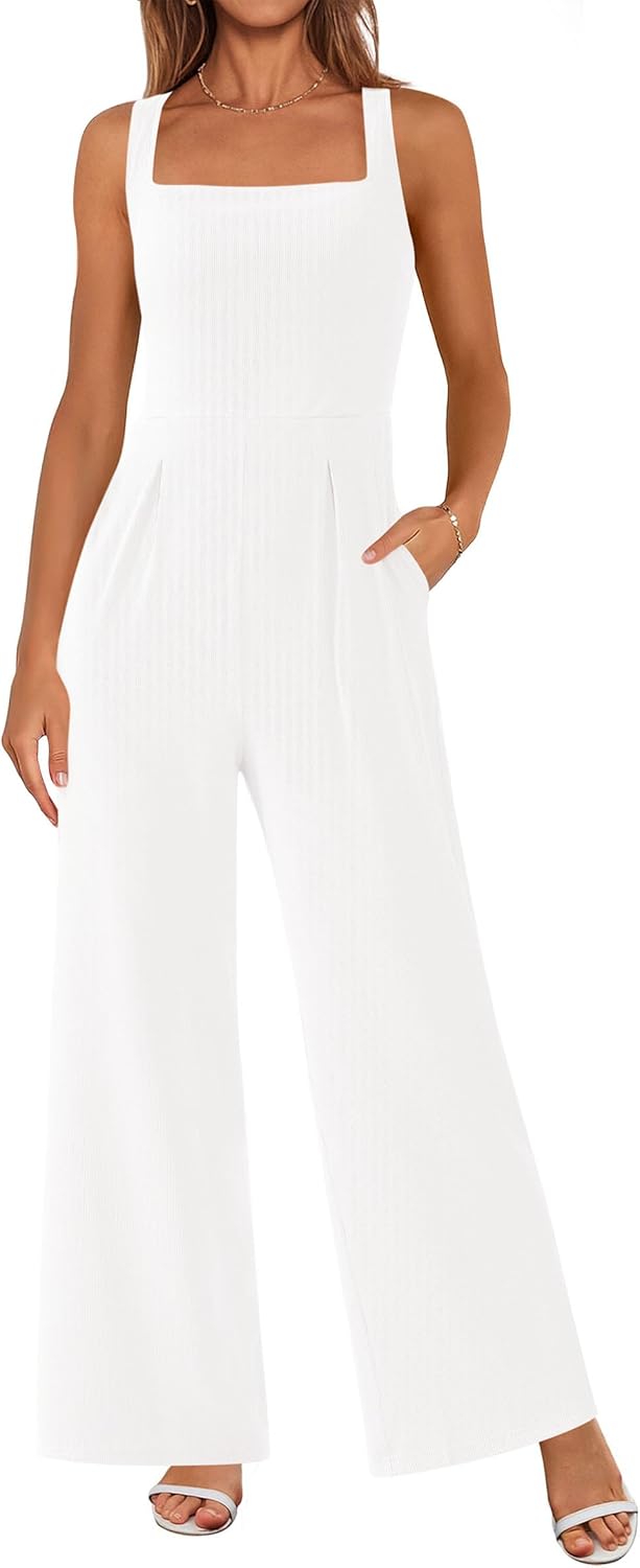 PRETTYGARDEN Summer Sleeveless Jumpsuits for Women Stylish Look