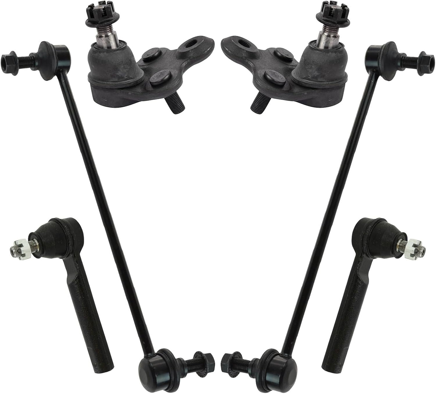 TRQ Front Steering & Suspension Kit for 2007-2012 Acura RDX