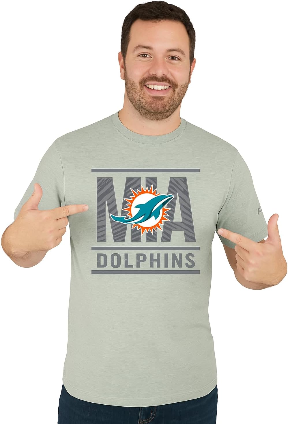 Zubaz NFL Men's Short Sleeve Team Graphic T-Shirt for Fans