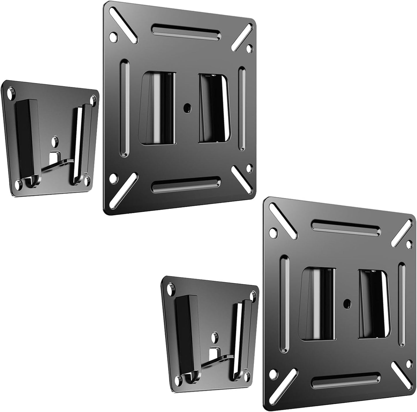 TETVIK Small Monitor Mount - Max VESA 100x100mm, Up to 30lbs Capacity
