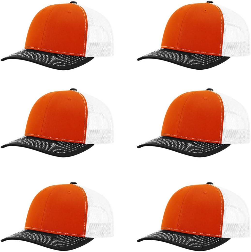 Richardson 112 Classic Six-Panel Adjustable Snapback Trucker Cap