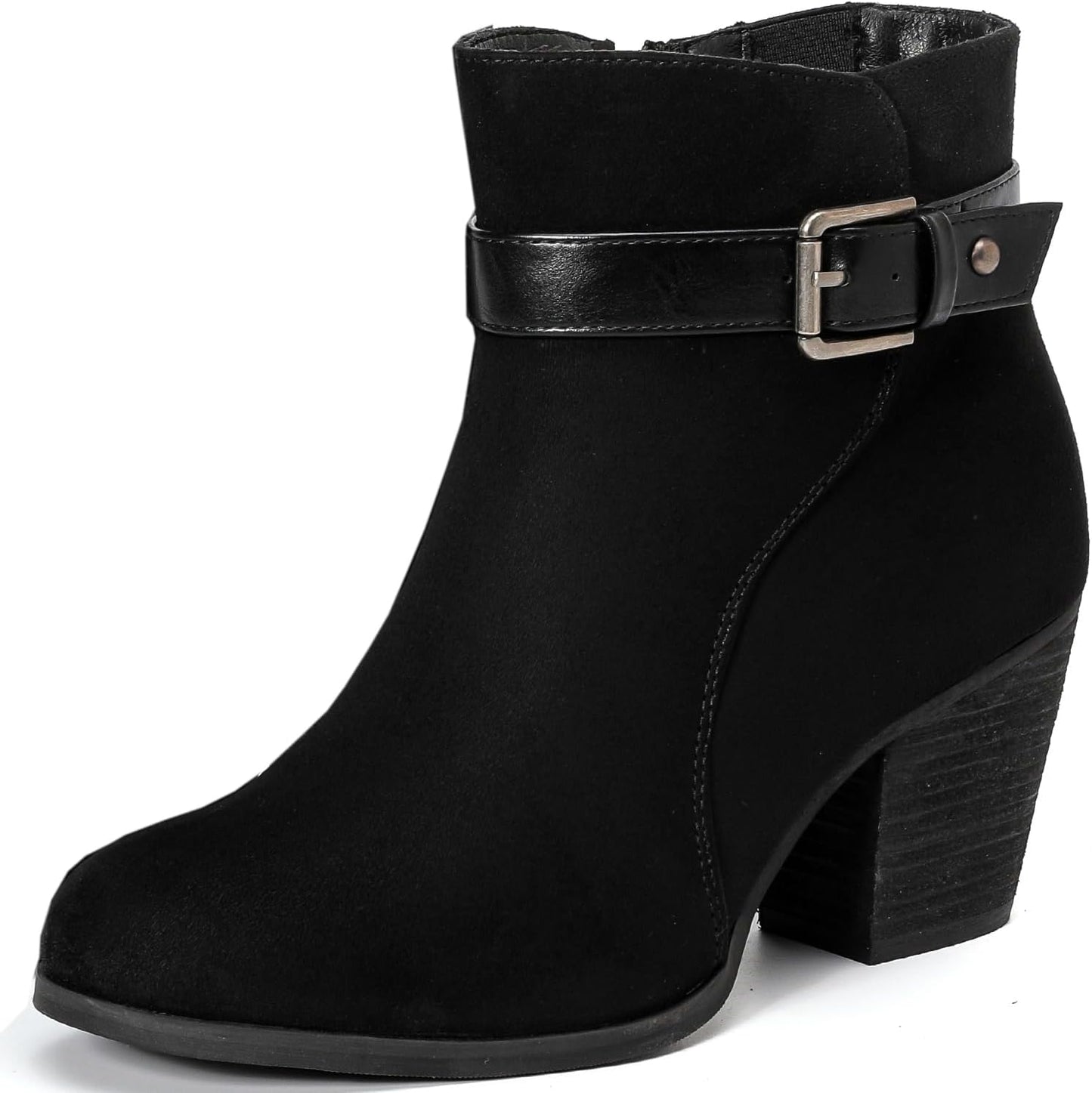 Luoika Women's Wide Width Ankle Boots for Extra Comfort
