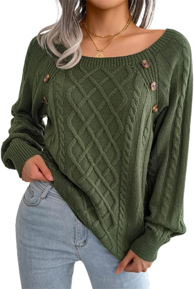Womens Casual Leopard Print Knitted Pullover Sweater for All Occasions