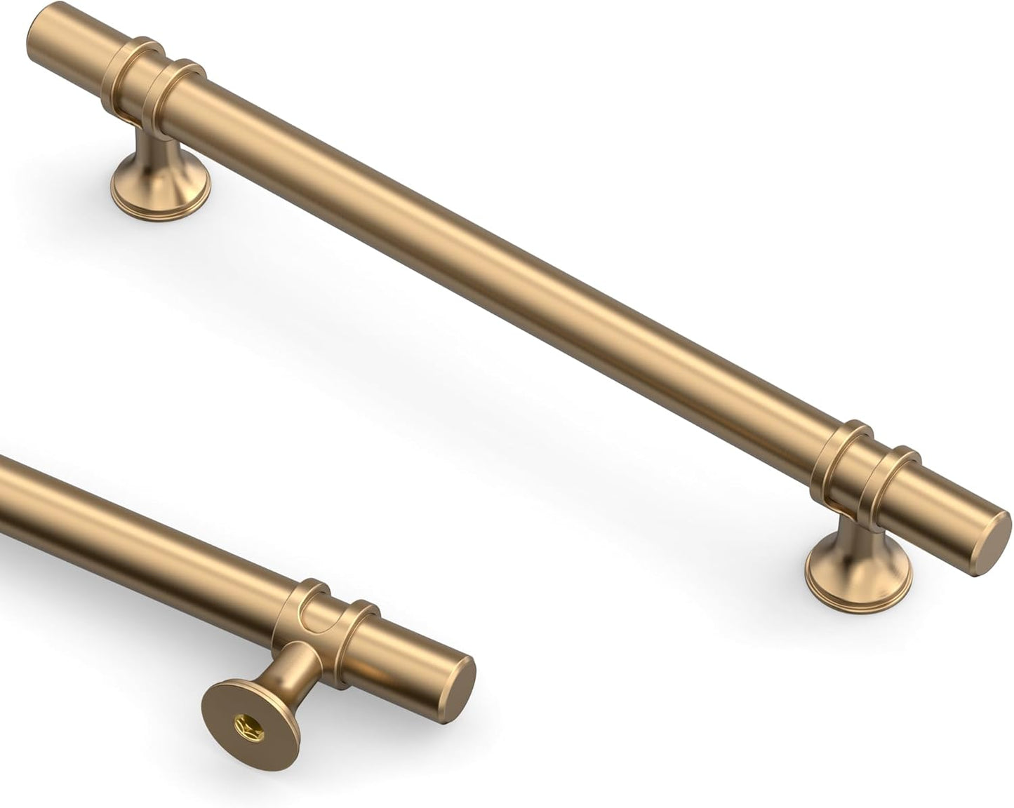 Asidrama 10 Pack 7 Inch Champagne Bronze Kitchen Cabinet Handles