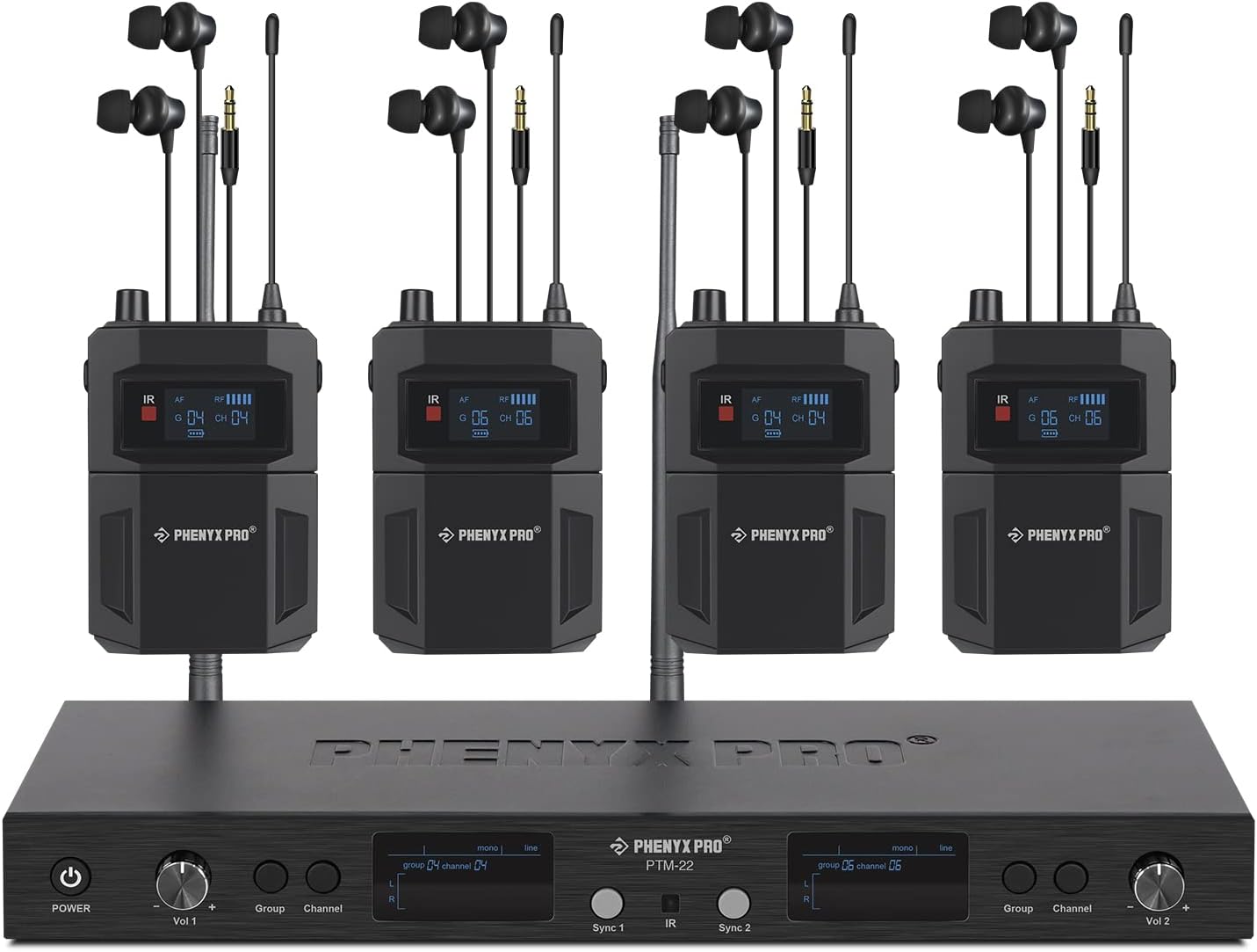 Phenyx Pro Wireless In-Ear Monitor System for Musicians