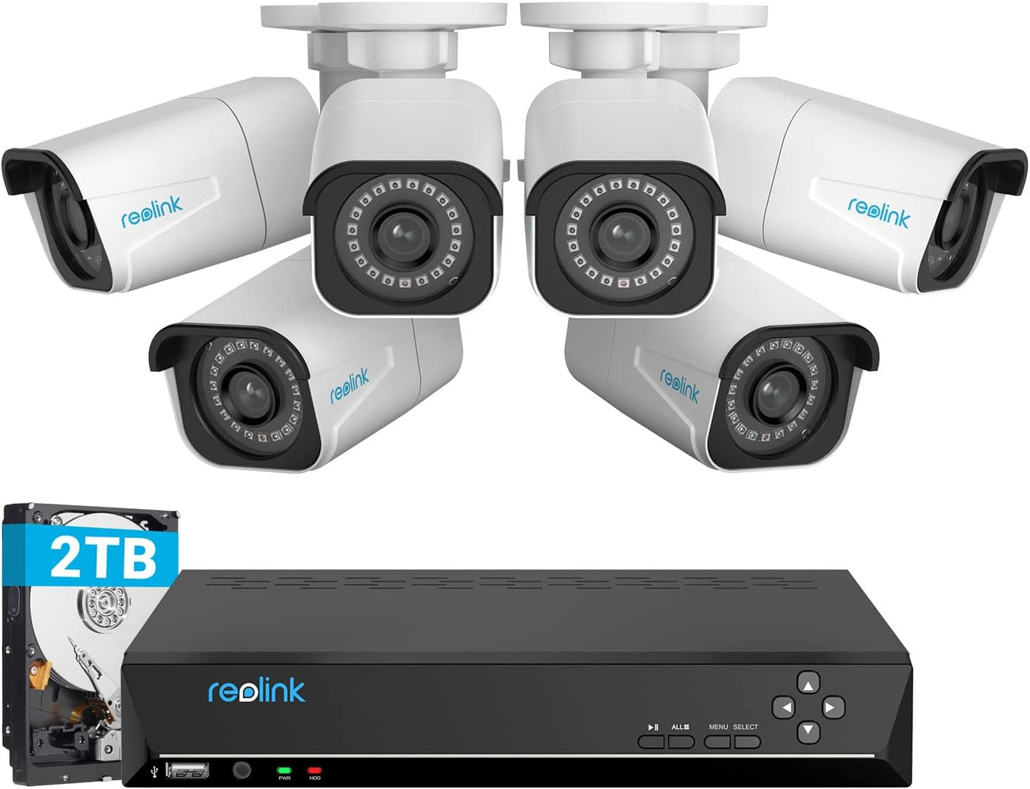 Reolink 4K Security System: Smart Detection, 24-7 Recording