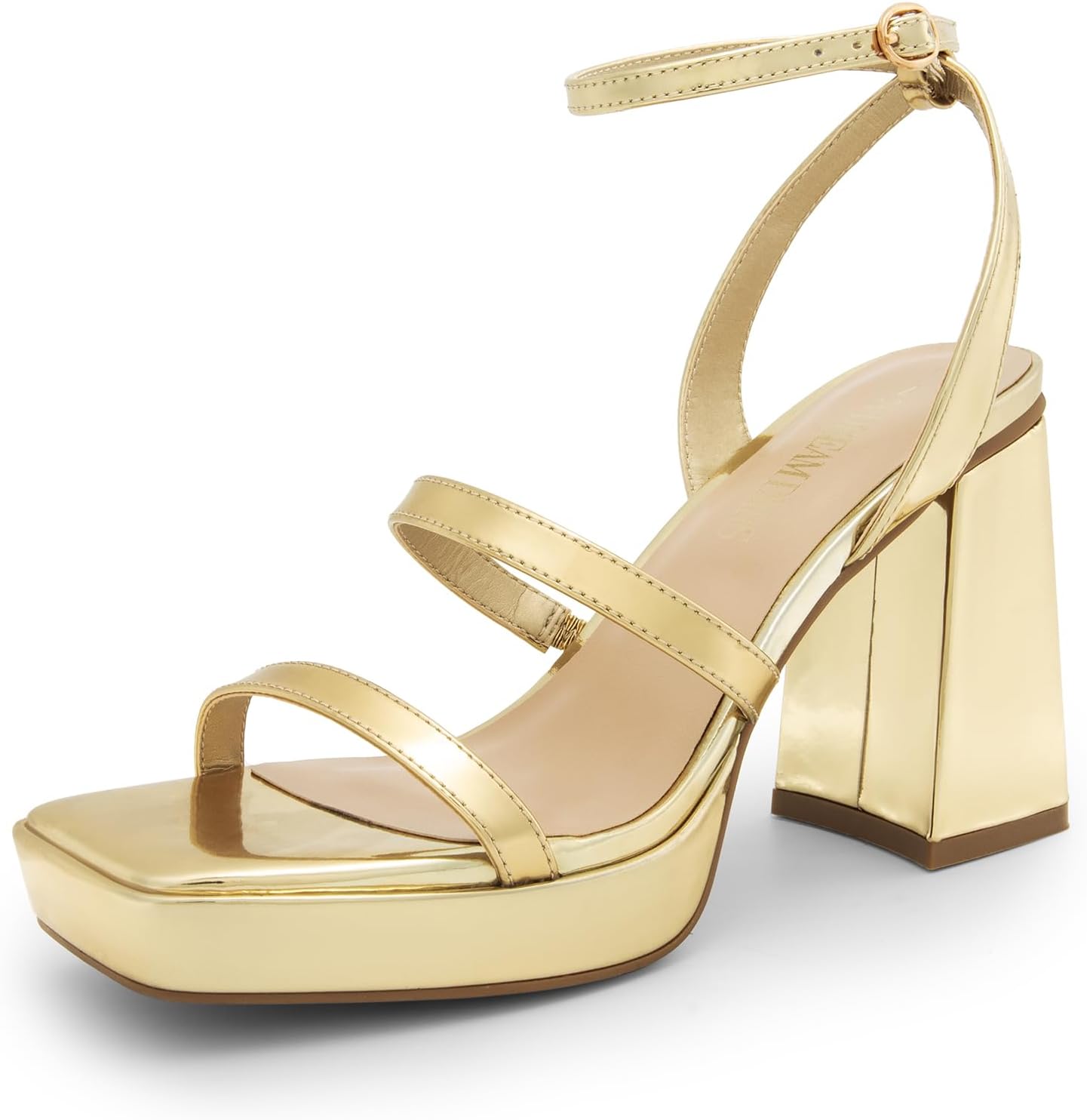 DREAM PAIRS Women's Platform Strappy Heels for Stylish Comfort