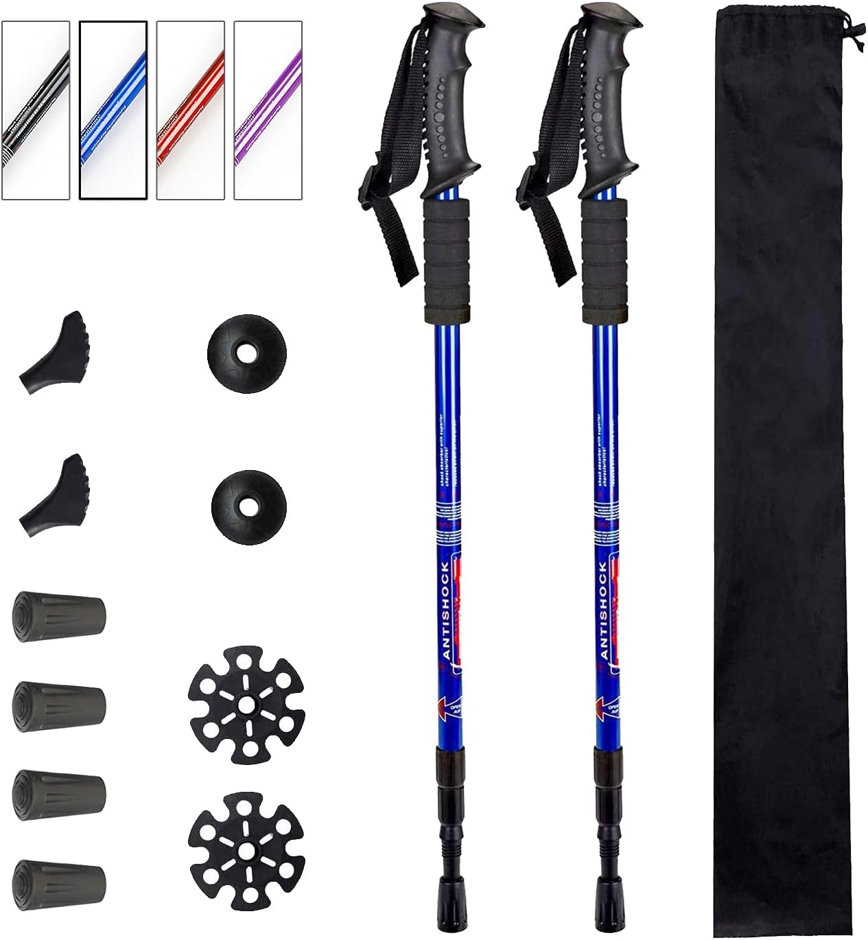 Aihoye Shock Absorbing Trekking Poles: Lightweight & Strong