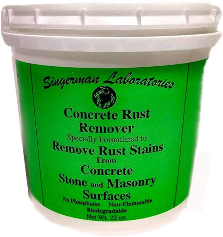 Rust Remover for Concrete - Effective Gel for Vertical Surfaces