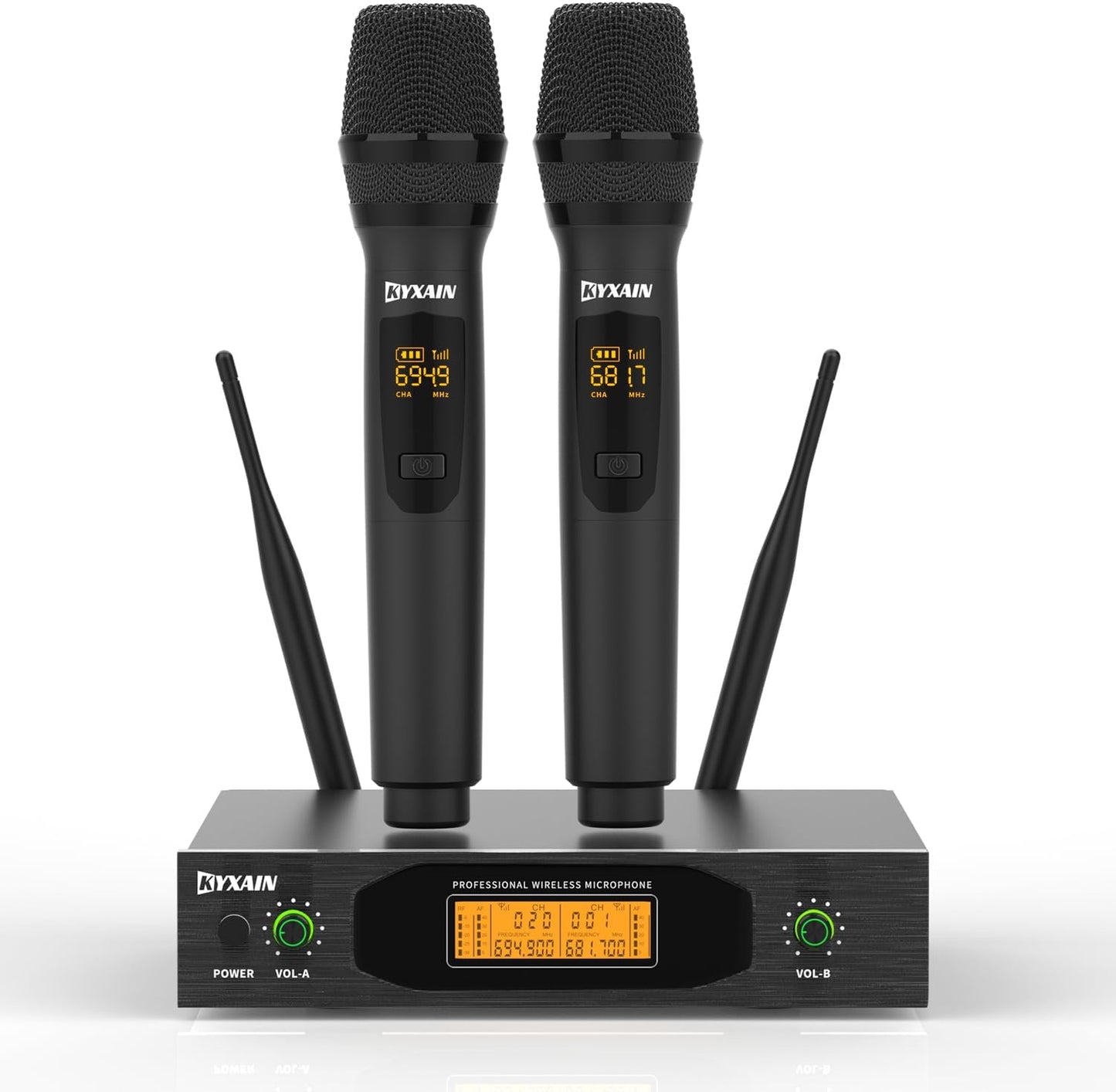 KYXAIN Wireless UHF Dynamic Mic - 260ft Range!