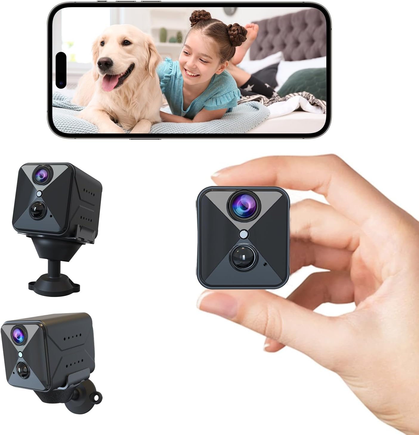 Wireless 4K Spy Camera - Clear Night Vision