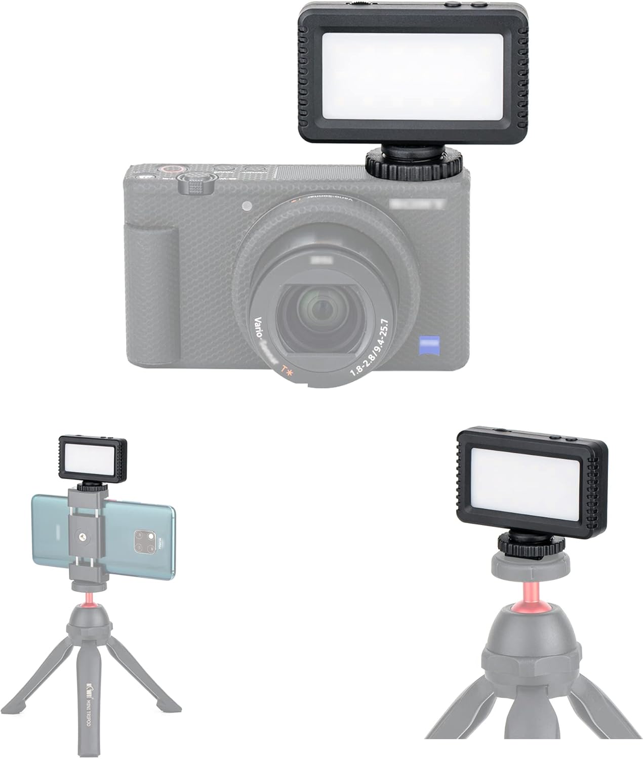 Portable LED Video Light for Vloggers