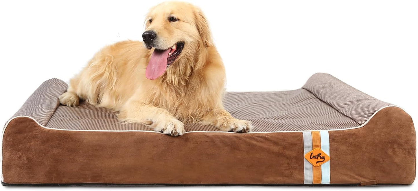 Laifug Orthopedic Memory Foam Extra Large Dog Bed for Comfort