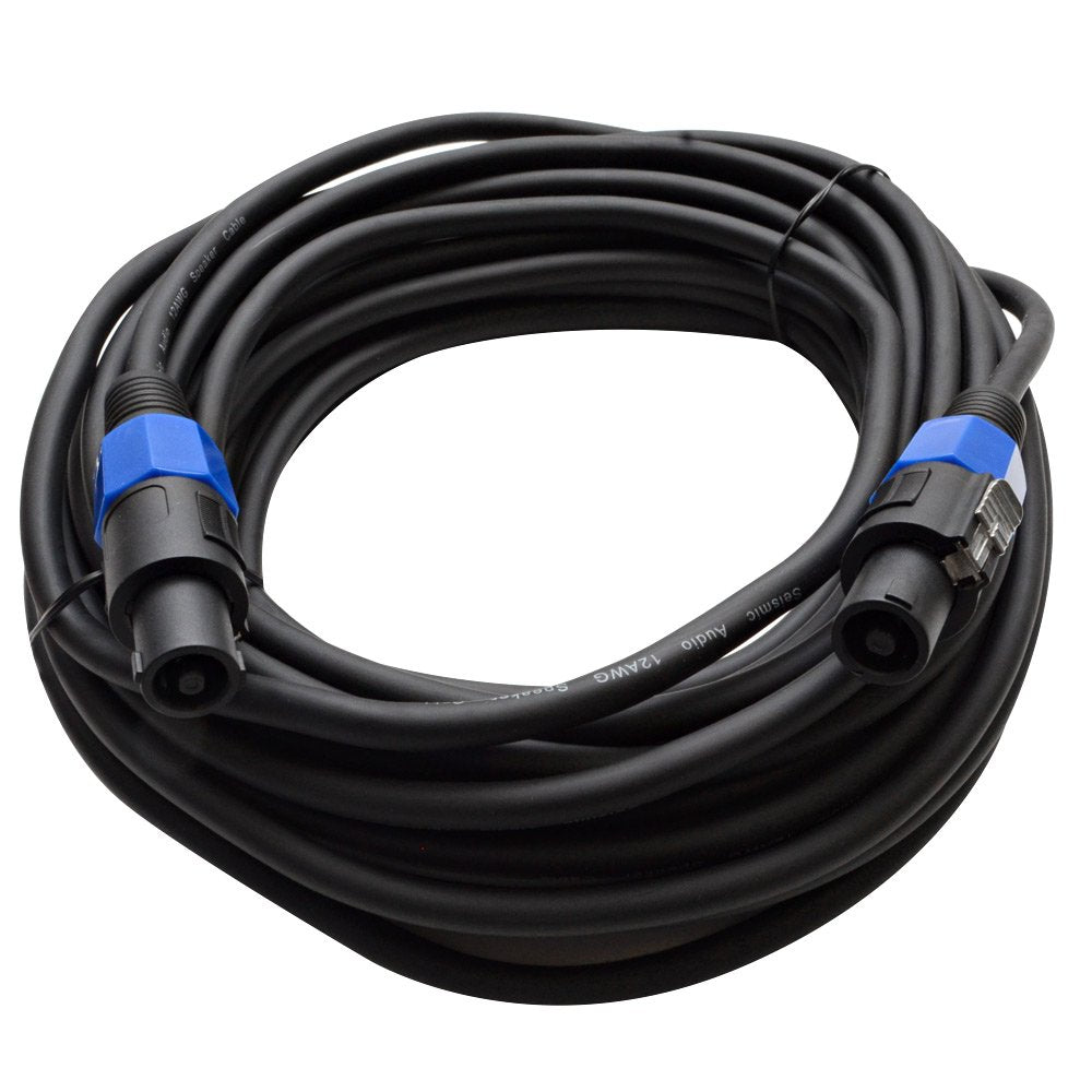 Seismic Audio TW12S50 50 Foot Speakon to Speakon Speaker Cable