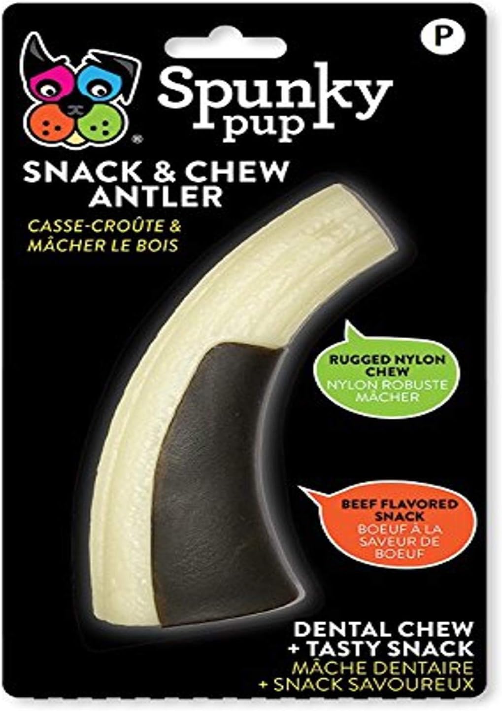 Healthy Chew Toy for Puppies | SpunkyPup Antler