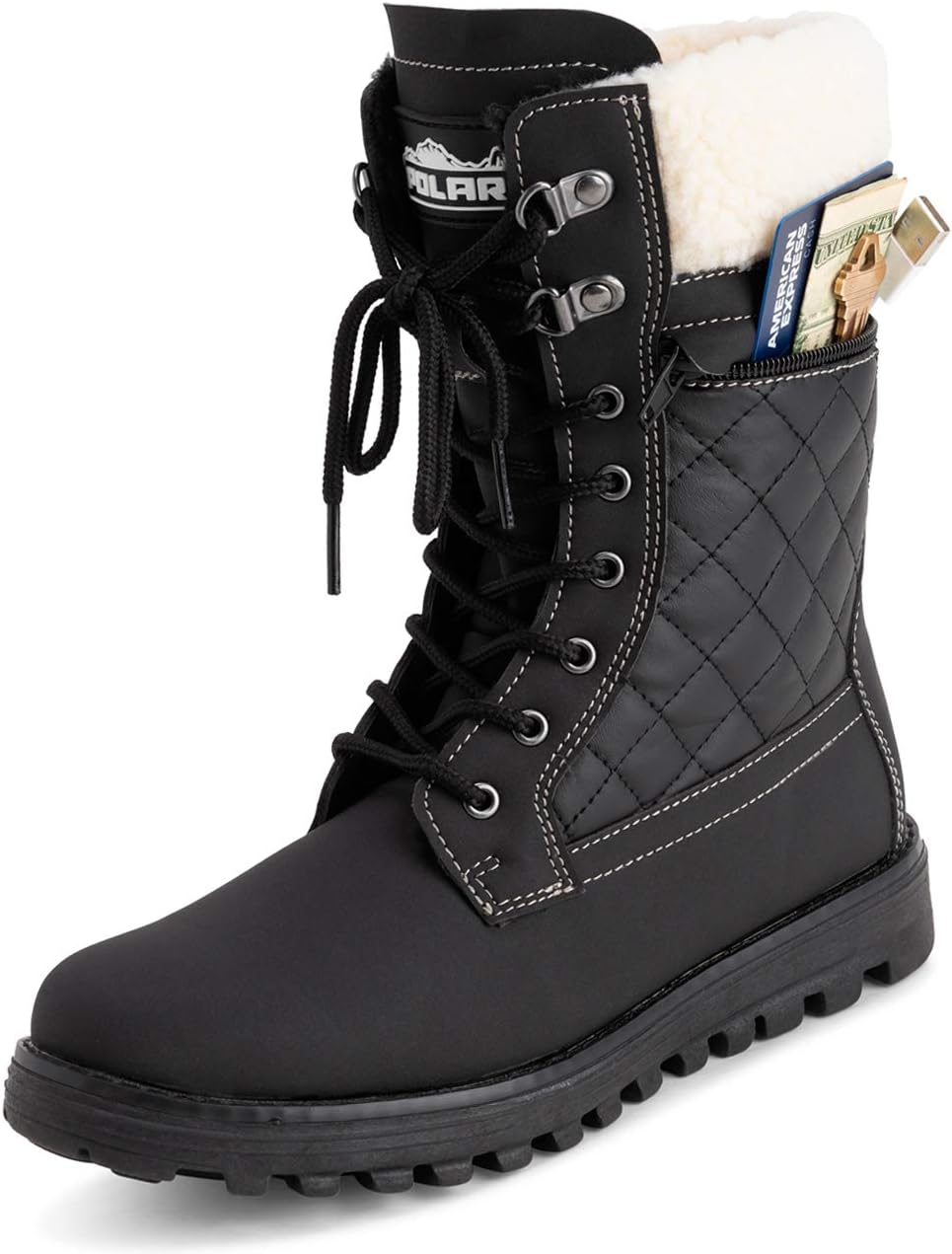 Womens Waterproof Snow Boots | Memory Foam Sole