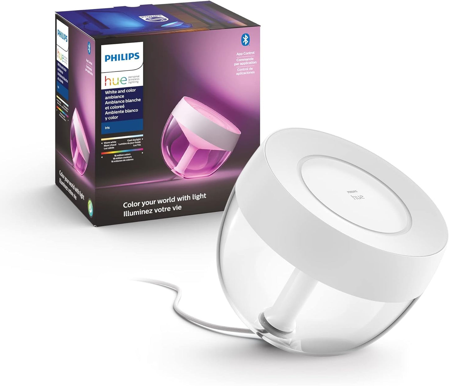 Philips Hue Iris Smart LED Table Lamp for Mood Lighting
