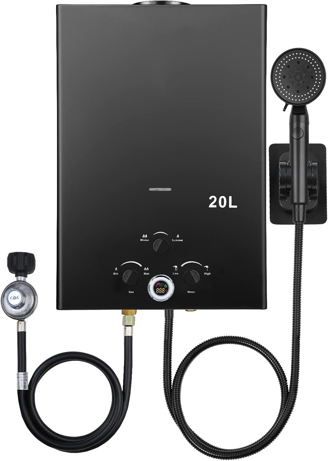 Portable Gas Tankless Water Heater - Instant Hot Water Anywhere!