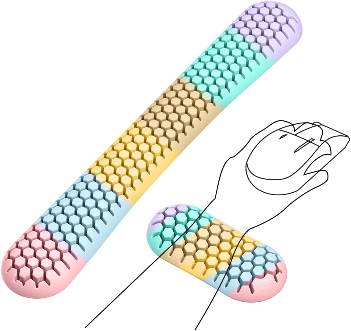 Soft Silicone Keyboard Wrist Rest - Relieve Wrist Pain!