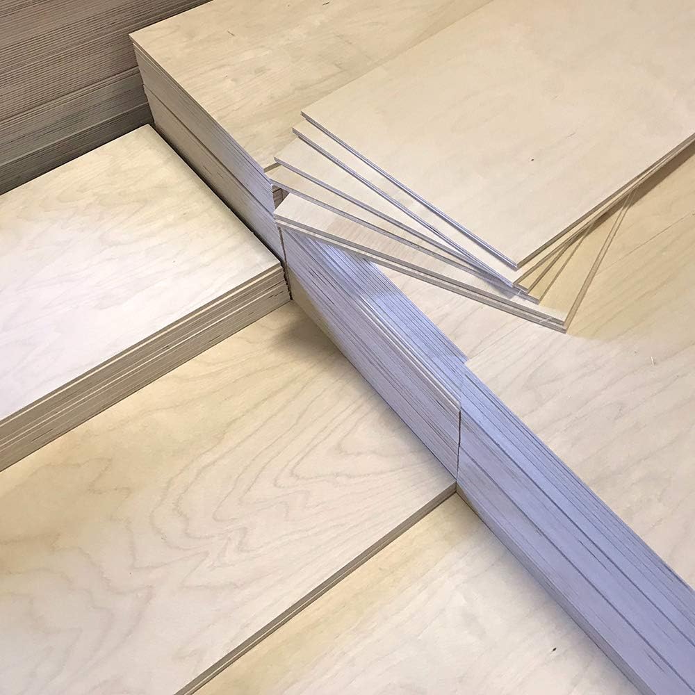 3mm 1/8in x 12in x 20in Baltic Birch Plywood for Crafts