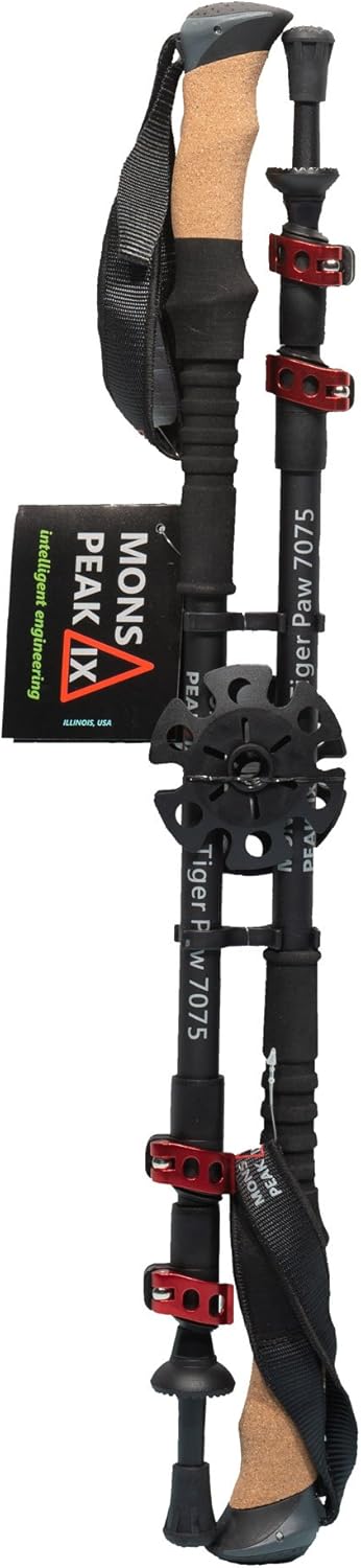 Mons Peak IX Tiger Paw Poles - Lightweight & Adjustable!