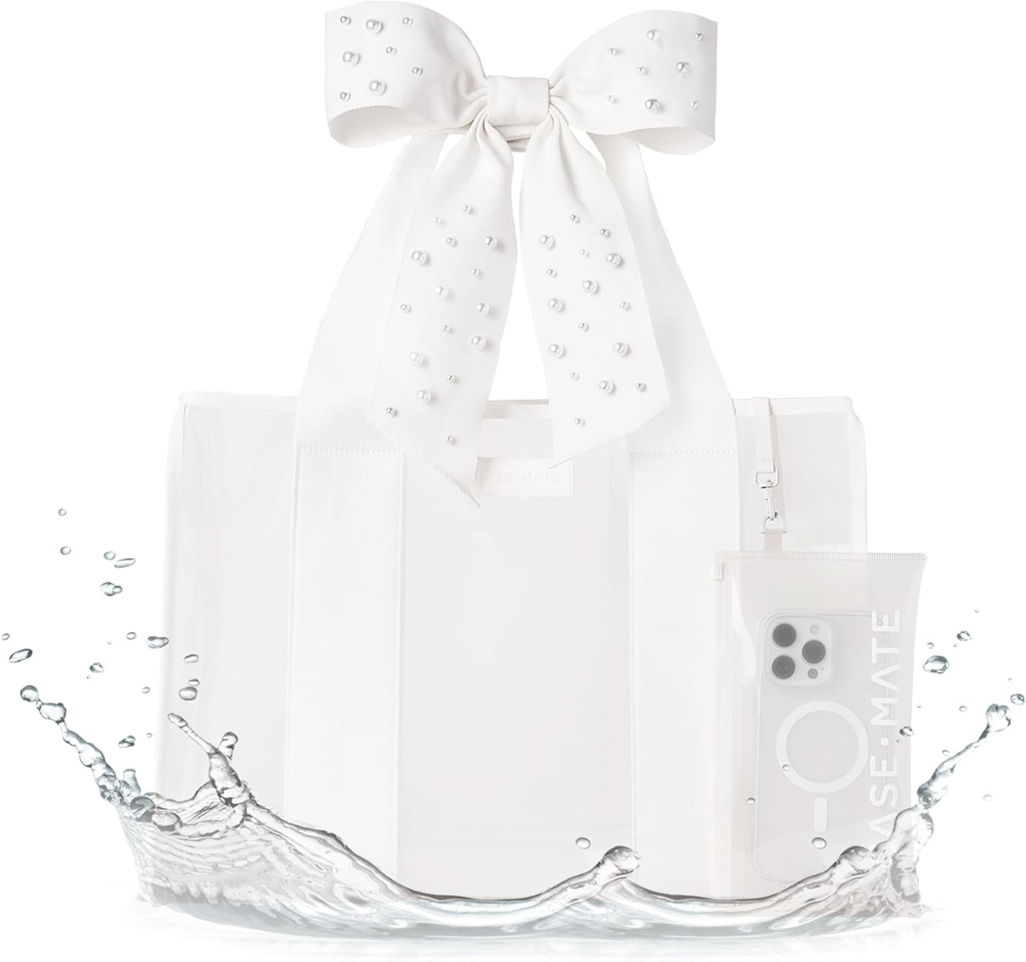 Chic Jelly Tote Bag with Bow Design for Stylish Outings