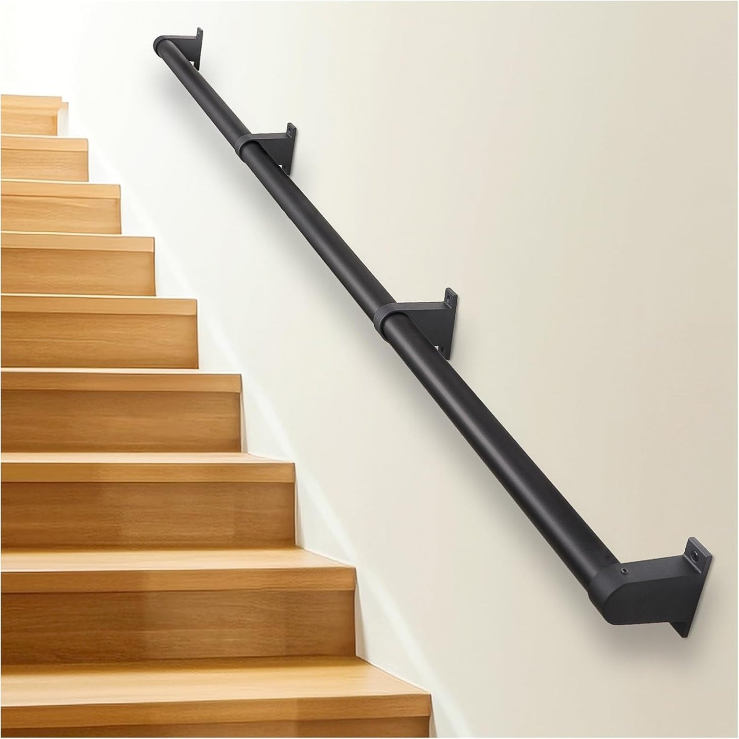 Industrial Stair Railing Metal Hand Rails for Indoor Stairs