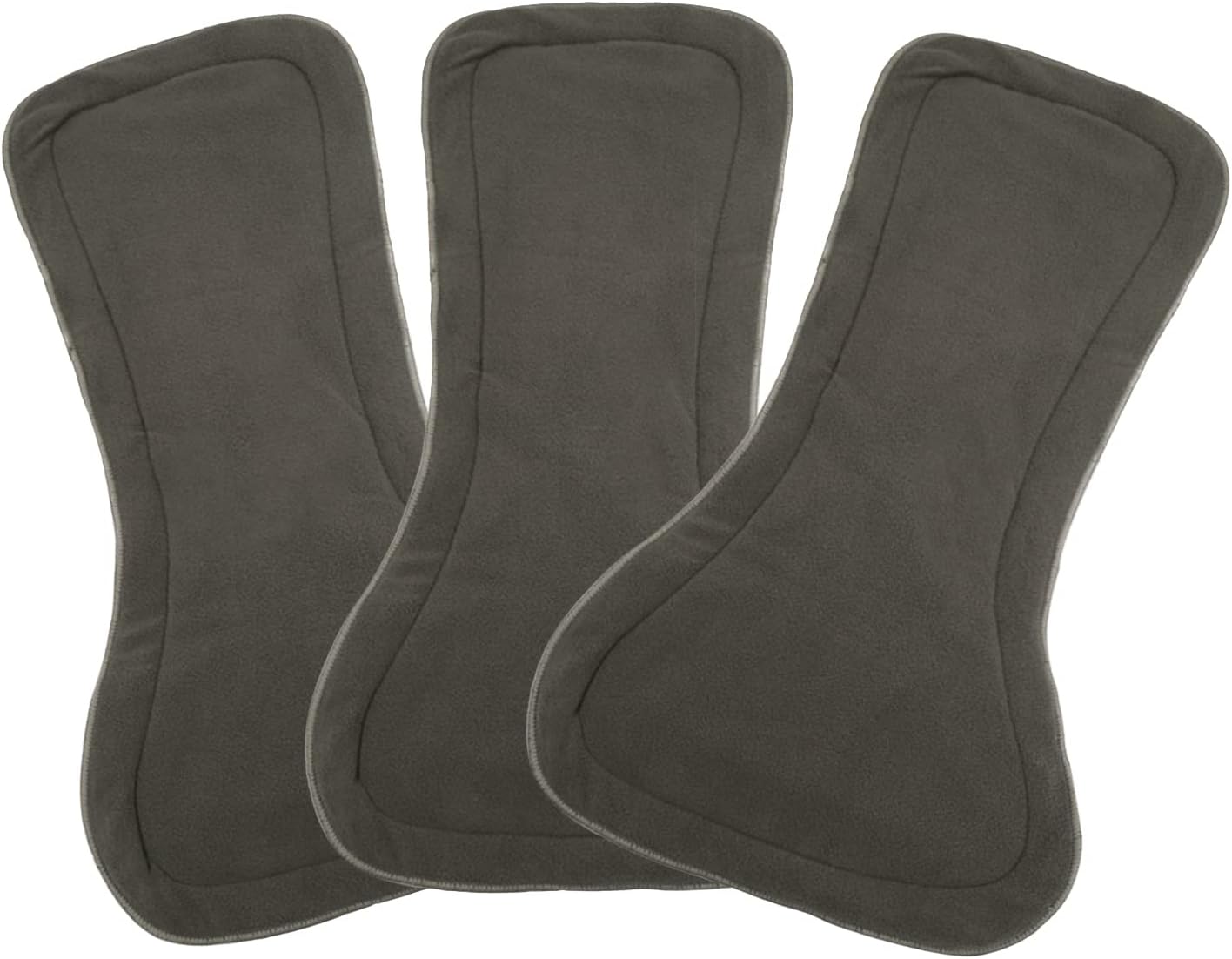 Lmaray Adult Cloth Diaper Inserts - 4 Layers Microfiber, 400ML Absorption