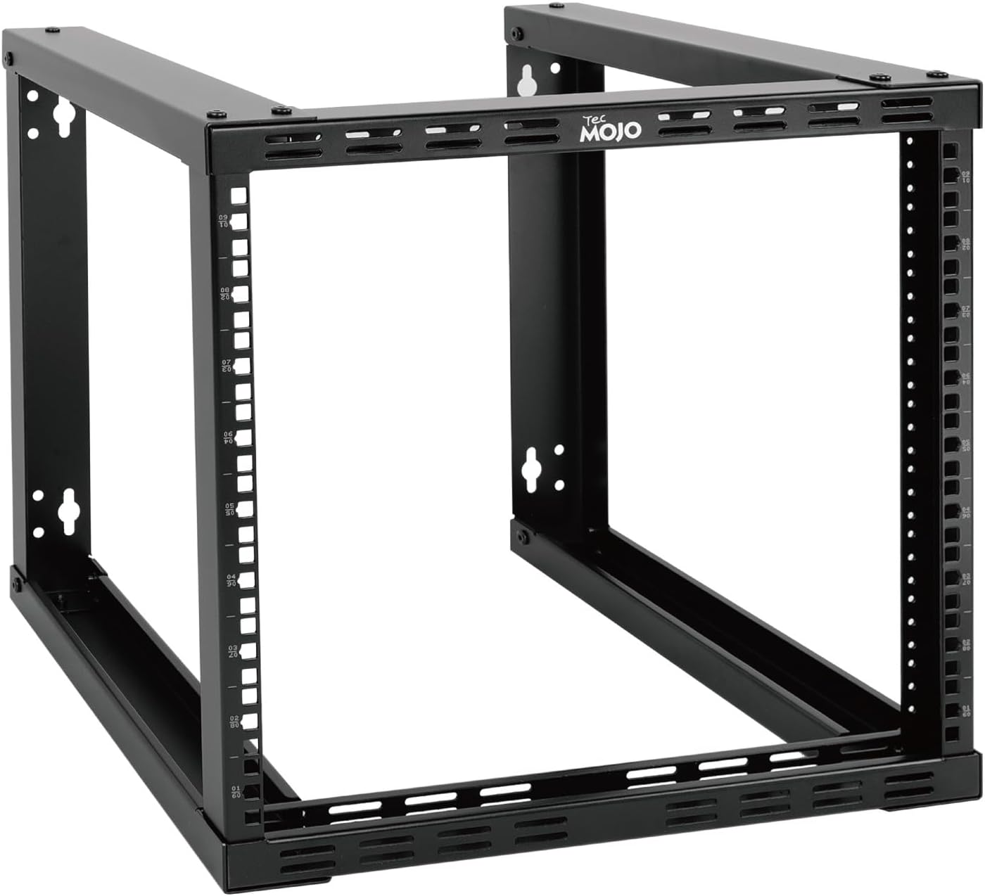Tecmojo 9U Fixed Wall Mount Network Rack for Server Equipment