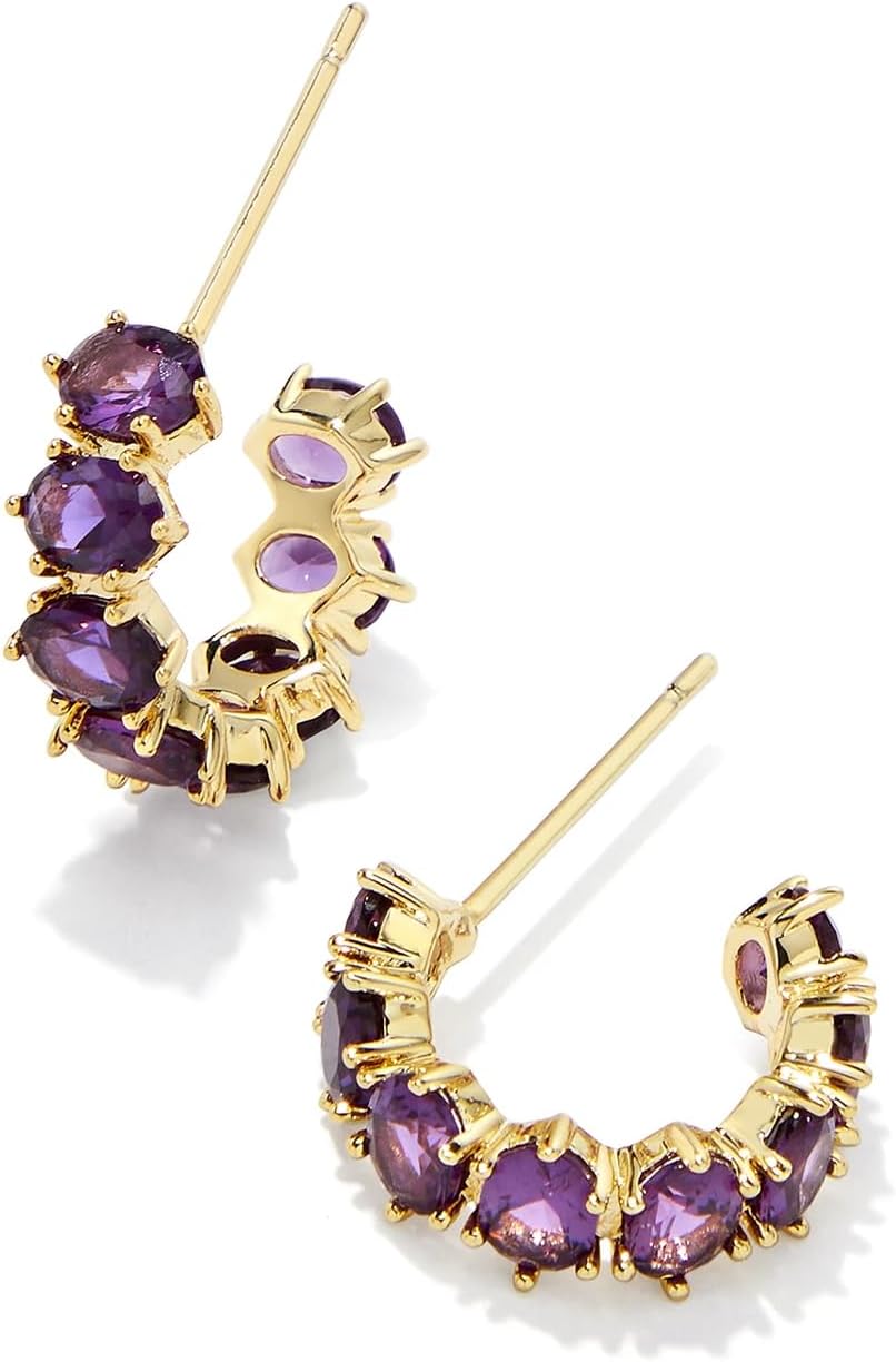 Kendra Scott Cailin Crystal Huggie Earrings for Dainty Style