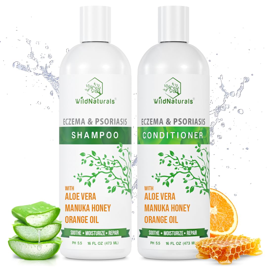 Anti-Dandruff Shampoo & Conditioner Set for Itchy Scalp Relief