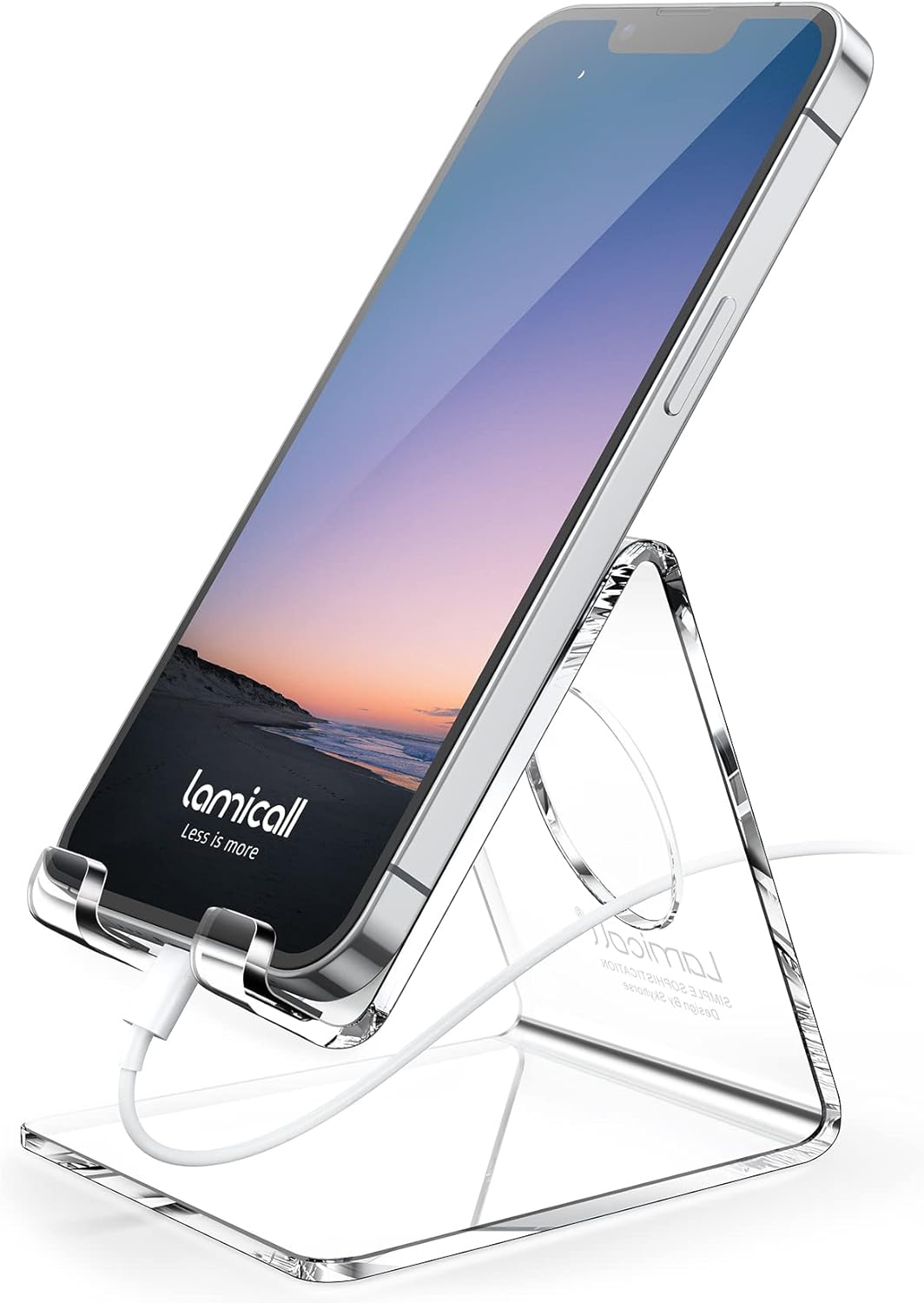 Clear Acrylic Phone Stand - Lamicall Desk Holder
