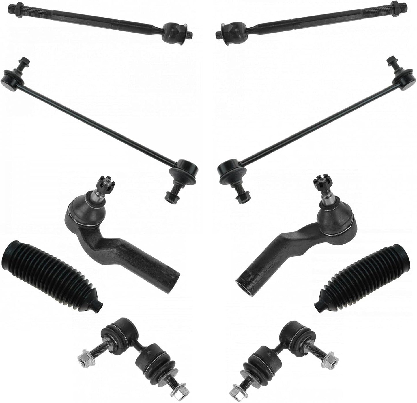 TRQ Steering & Suspension Kit for 2010-2013 Mazda 3 Vehicles