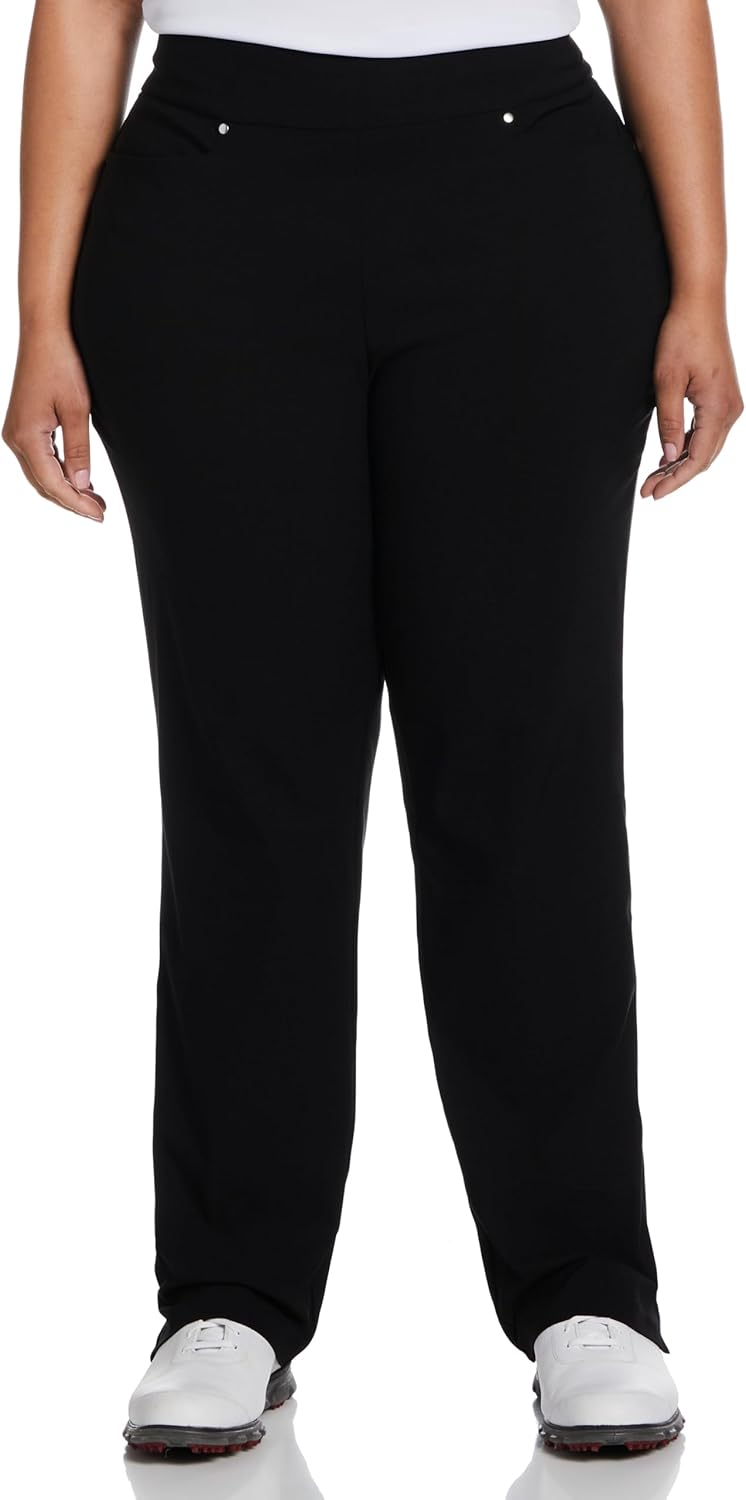 PGA TOUR Women's Stretch Golf Pants with Tummy Control & More