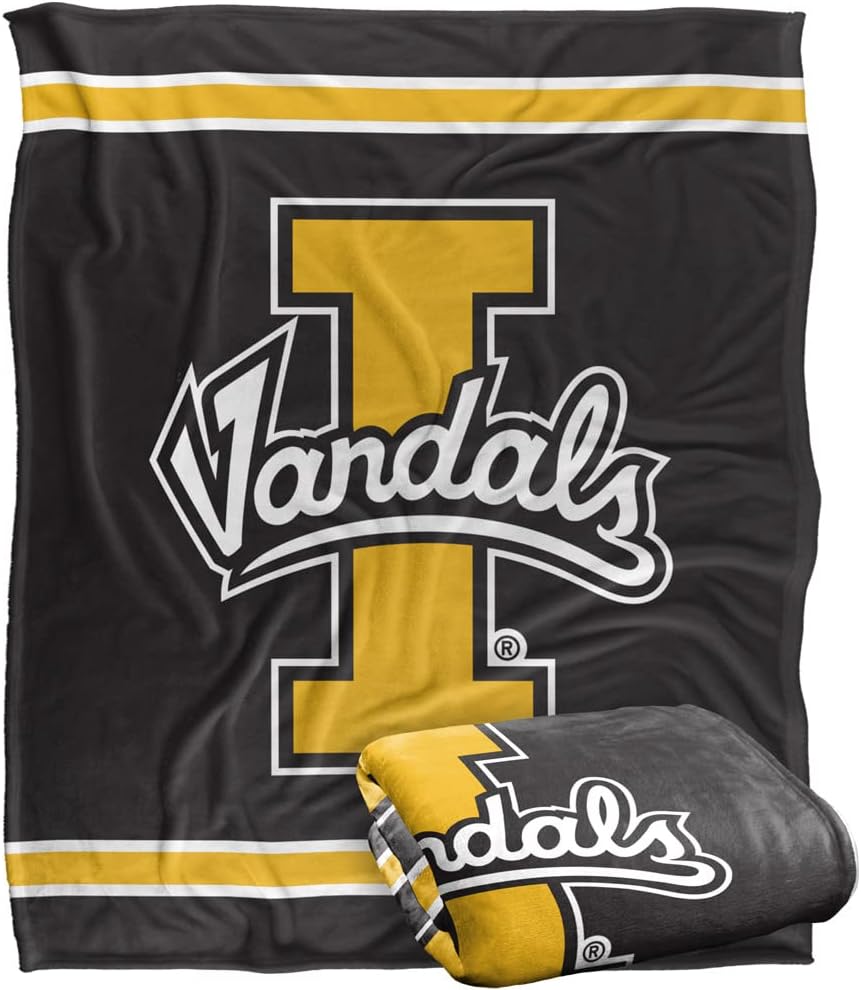 University of Idaho Primary Logo Silky Touch Throw Blanket