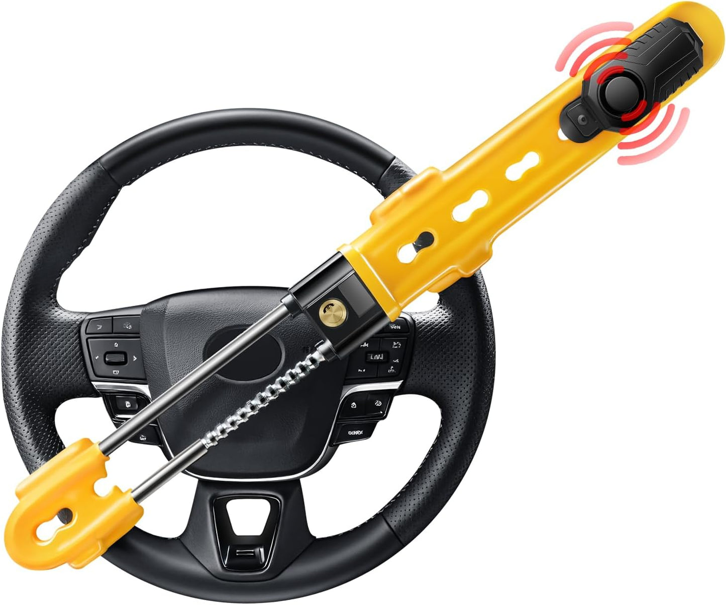 Steering Wheel Lock with 113dB Alarm for Ultimate Car Security
