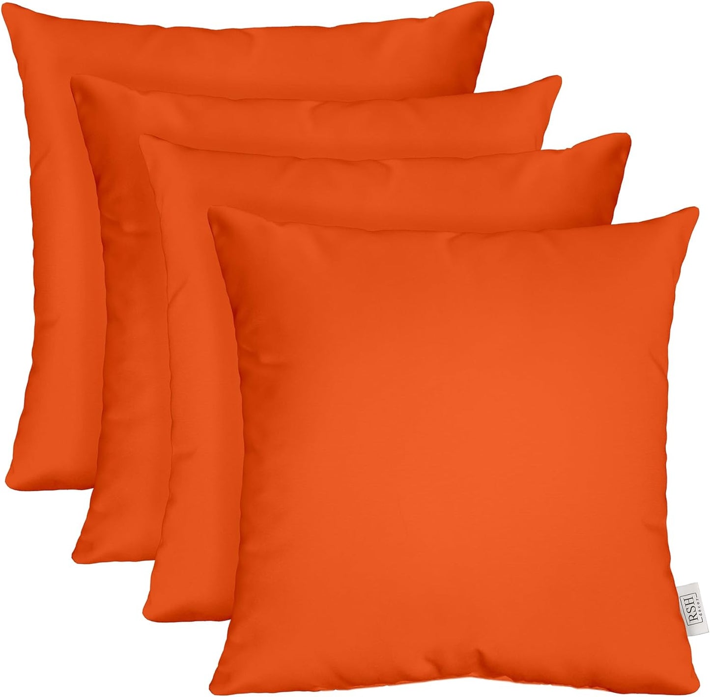 Sunbrella Square Outdoor Throw Pillows Set of 4 | 20in x 20in