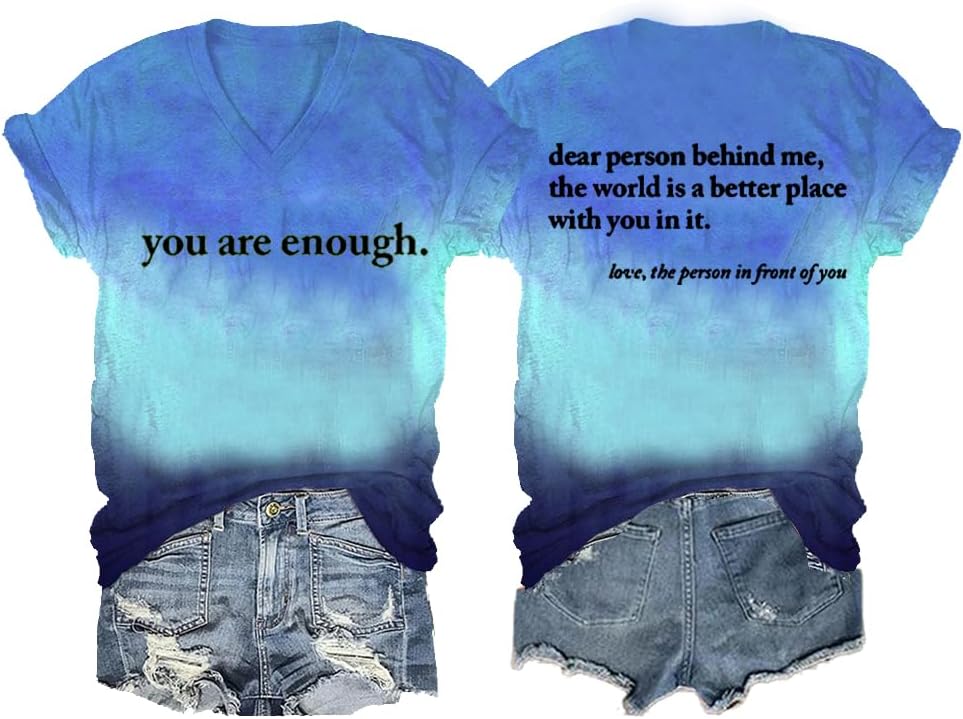 Inspirational Mental Health Tie Dye Tee
