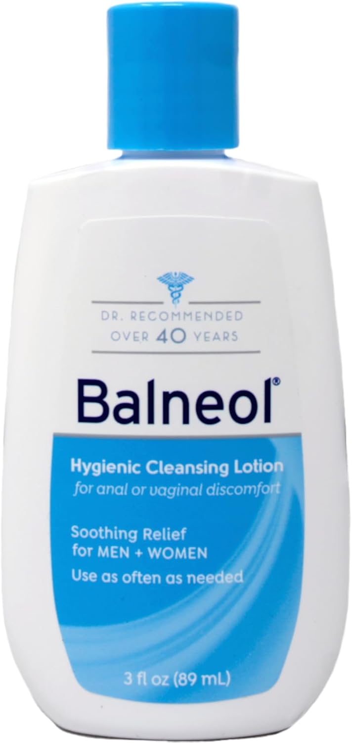 Balneol Hygienic Cleansing Lotion 3 oz Pack of 9 for Comfort