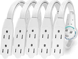 Maximm Cable 1 Ft 360 Rotating Flat Plug Extension Cord Review