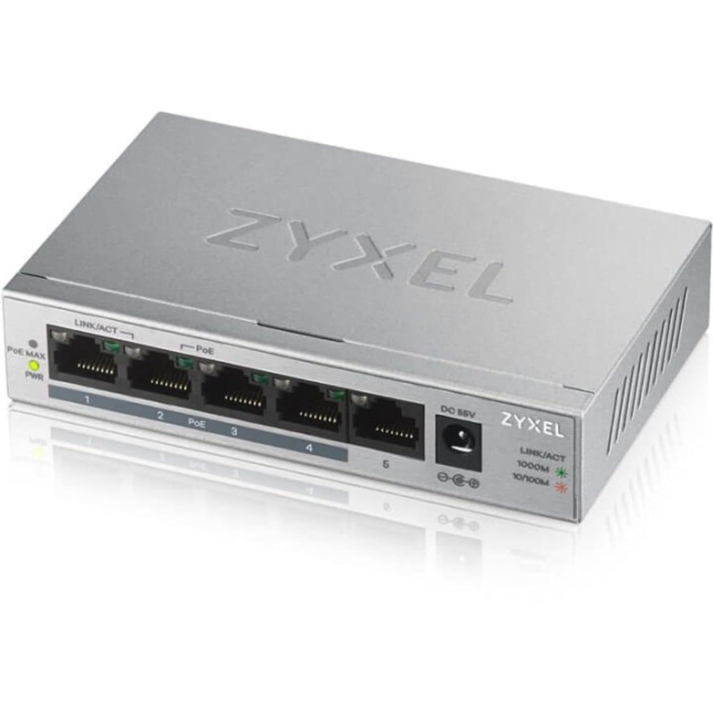 Zyxel 5 Port Gigabit Ethernet Unmanaged POE+ Switch Review