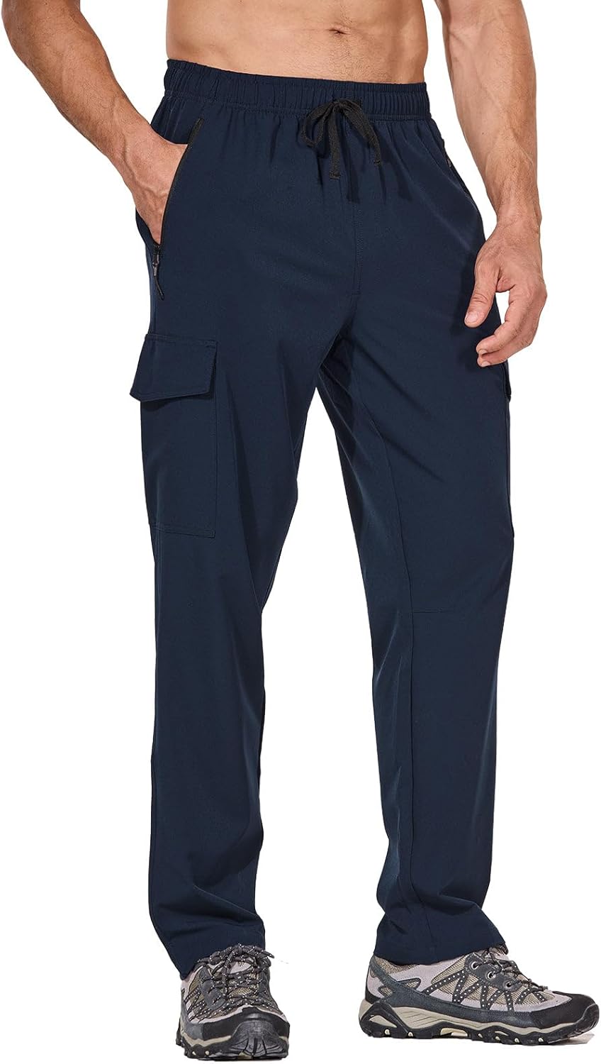 Baleaf Men's Hiking Pants Water Resistant Quick Dry Travel Gear
