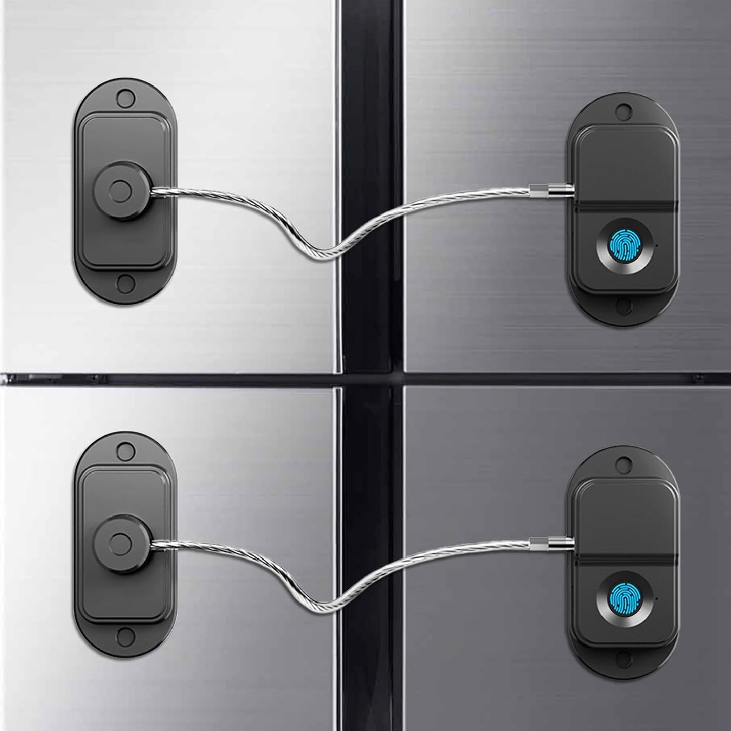 Fingerprint Refrigerator Lock for Child Safety and Security