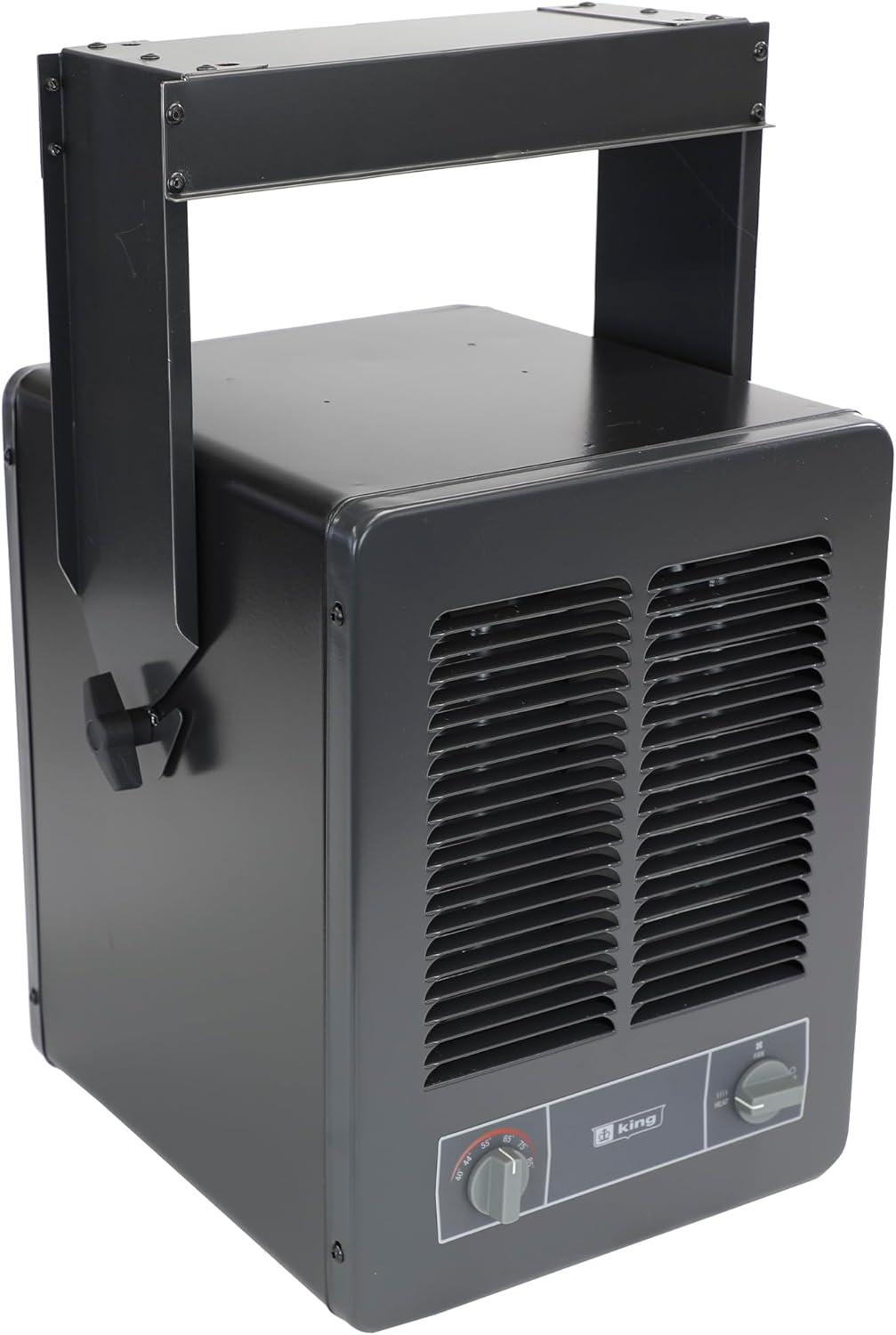 KING KBP2406 Onyx Gray Compact Unit Heater - 5700W Fast Heating