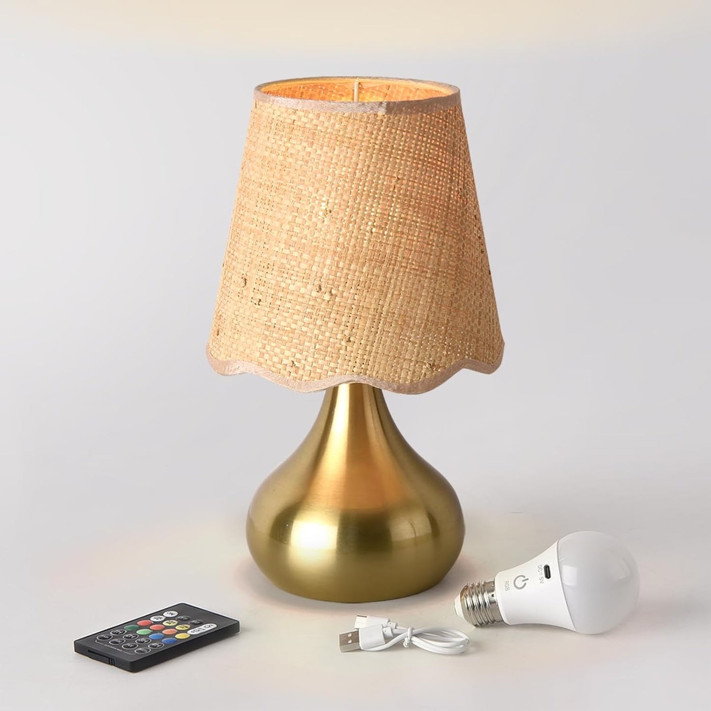 Cordless Table Lamp Rechargeable for Small Spaces and Nightstands