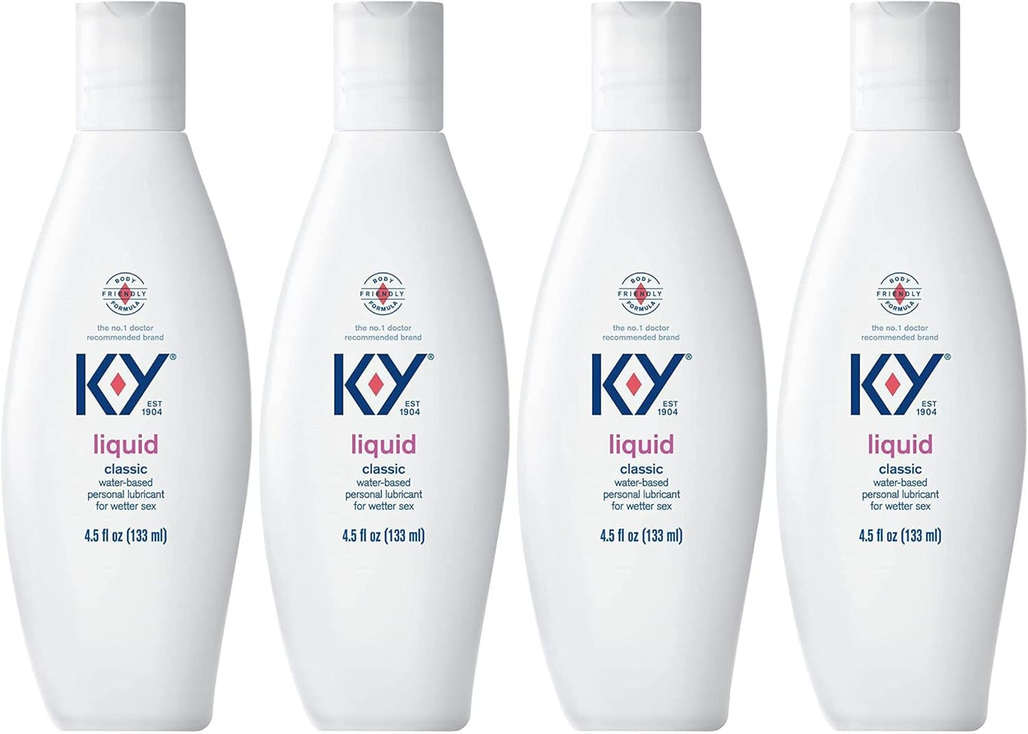 K-Y Liquid Personal Lubricant 4.5 oz for Natural Intimacy