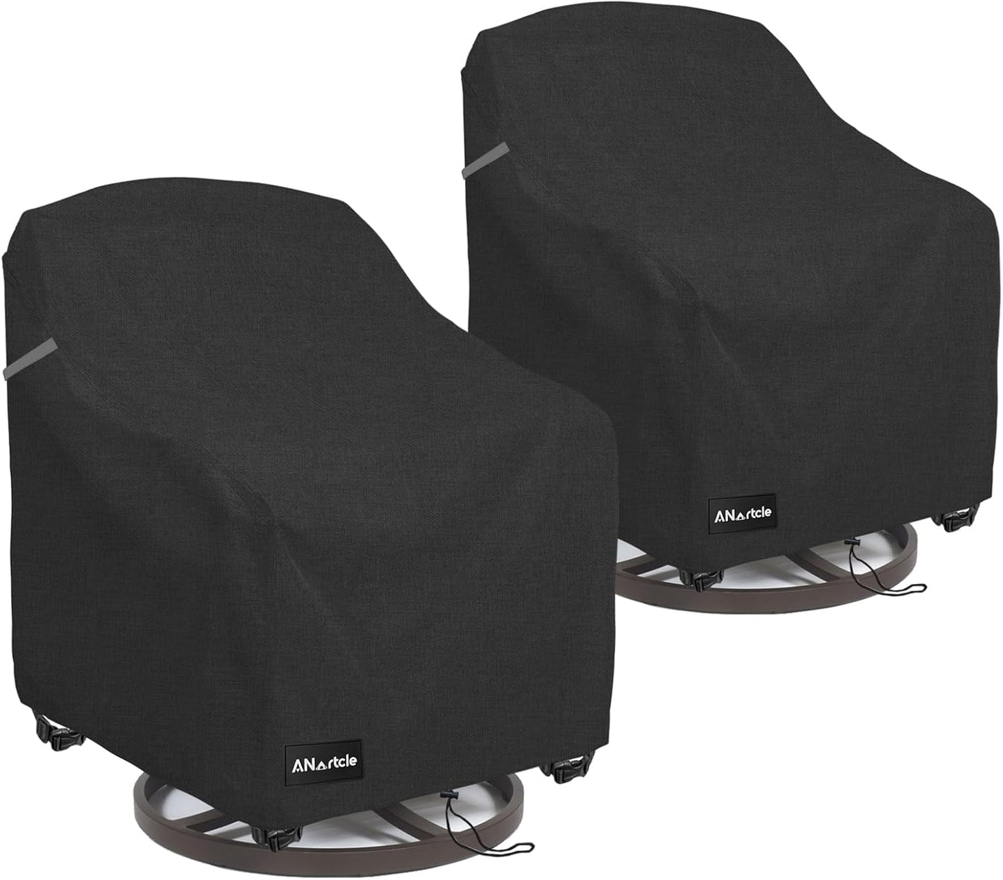 Swivel Patio Chair Covers 2 Pack for Outdoor Furniture Protection