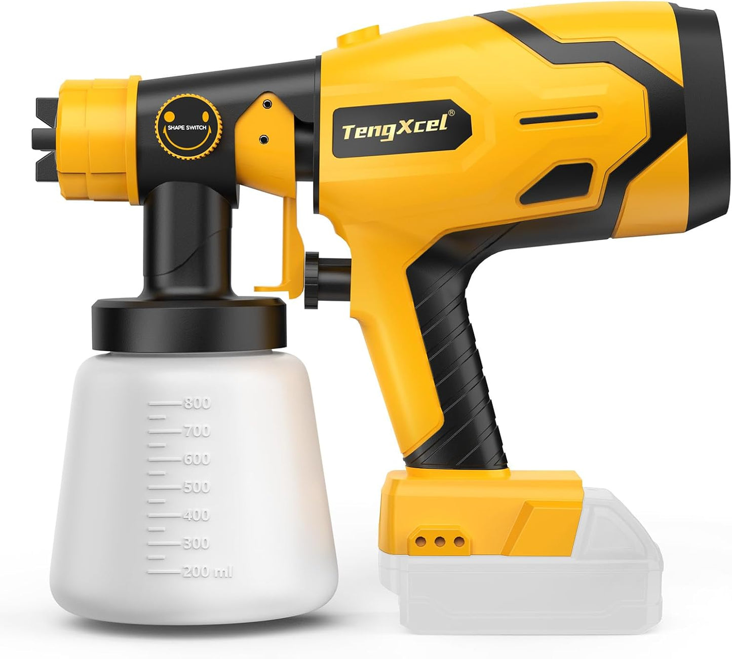 Cordless Paint Sprayer for Dewalt 20V Battery - 600W Power