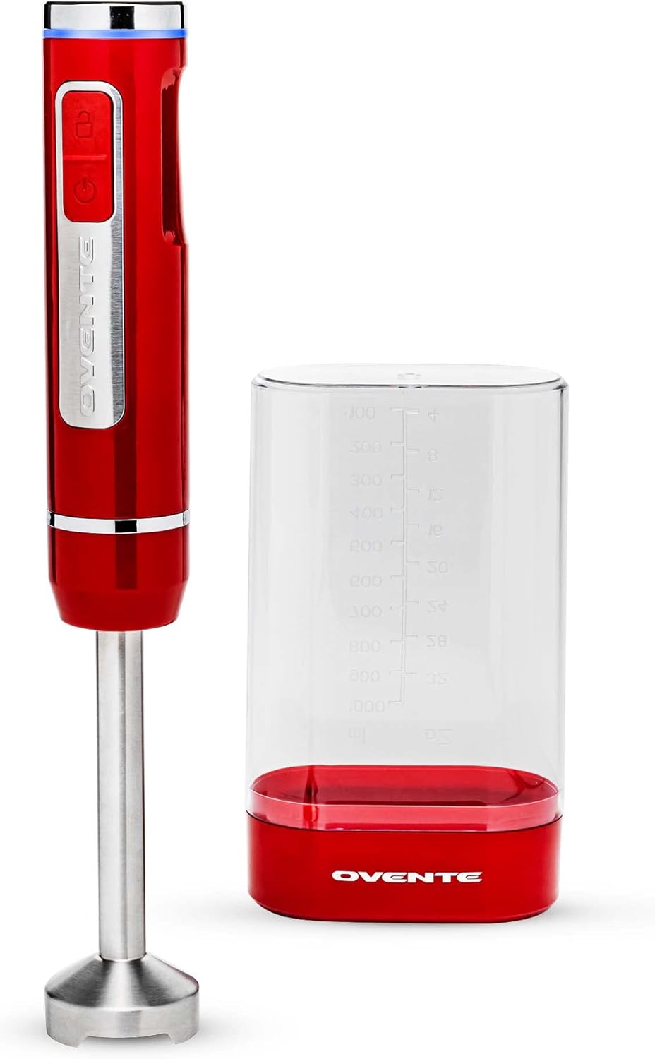 Portable & Powerful Hand Blender: 8-Speed Immersion for Perfect Mixes, Soups & More!